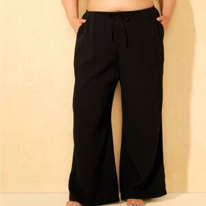 Target Black Linen Beach Pants